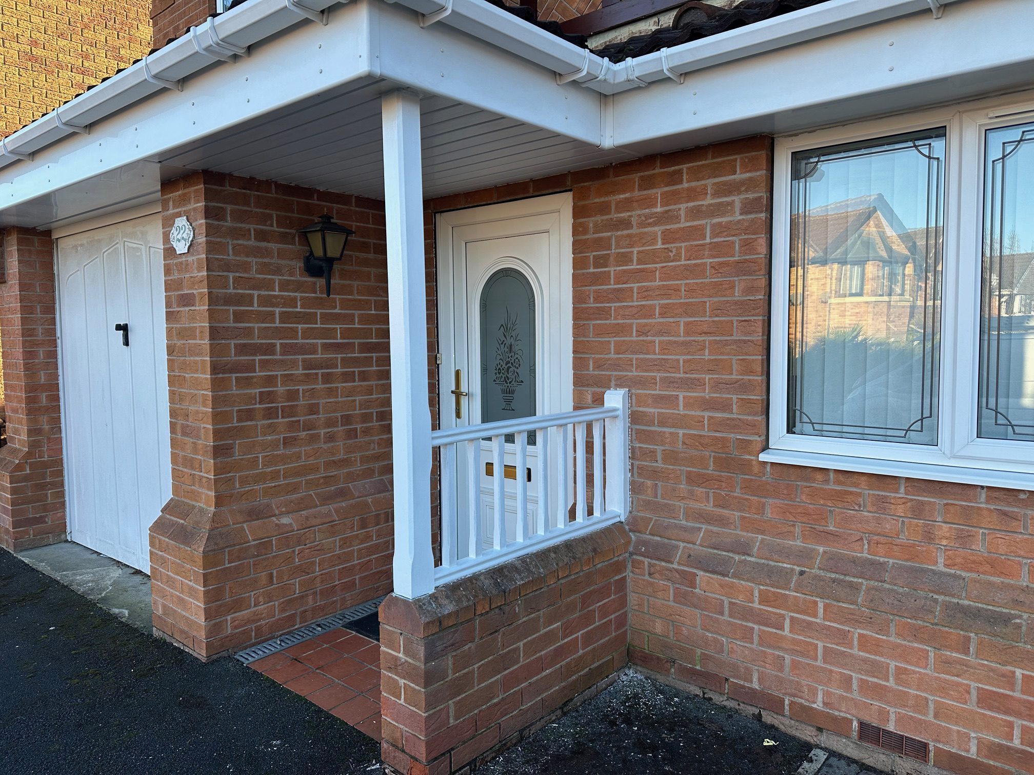Modern guttering installation by Dura Build